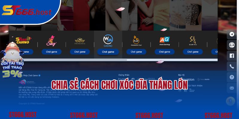 Chia sẻ cách chơi xóc đĩa thắng lớn