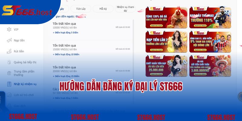 Hướng dẫn đăng ký đại lý ST666
